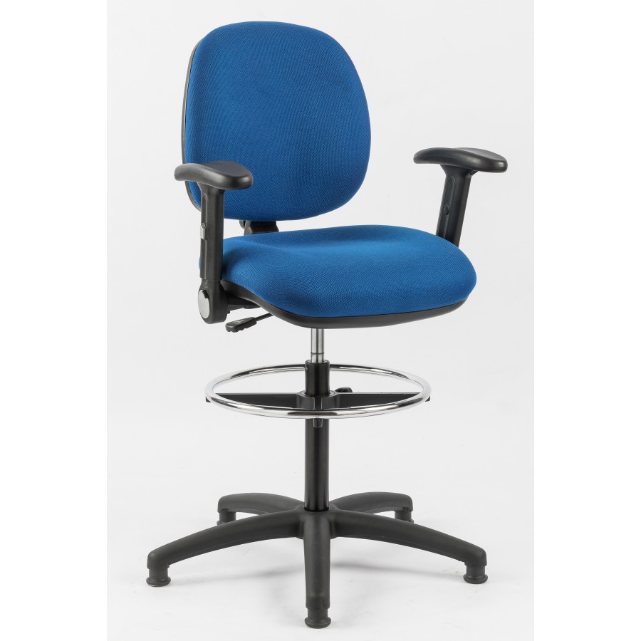 Ergo Line Fabric Draughtsman Chair